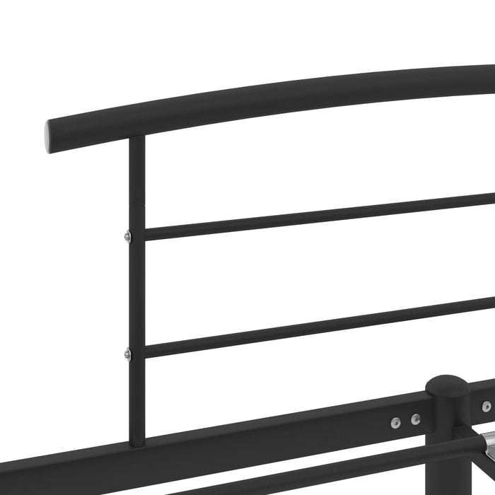 Cadru de pat, negru, 160 x 200 cm, metal - WALTI WALTI
