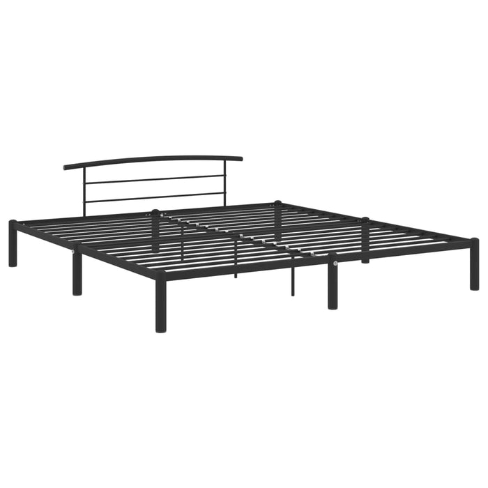 Cadru de pat, negru, 180 x 200 cm, metal - WALTI WALTI