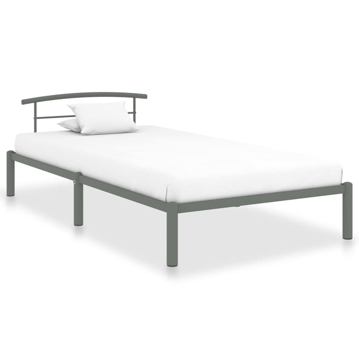 Cadru de pat, gri, 90 x 200 cm, metal - WALTI WALTI
