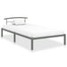 Cadru de pat, gri, 90 x 200 cm, metal - WALTI WALTI