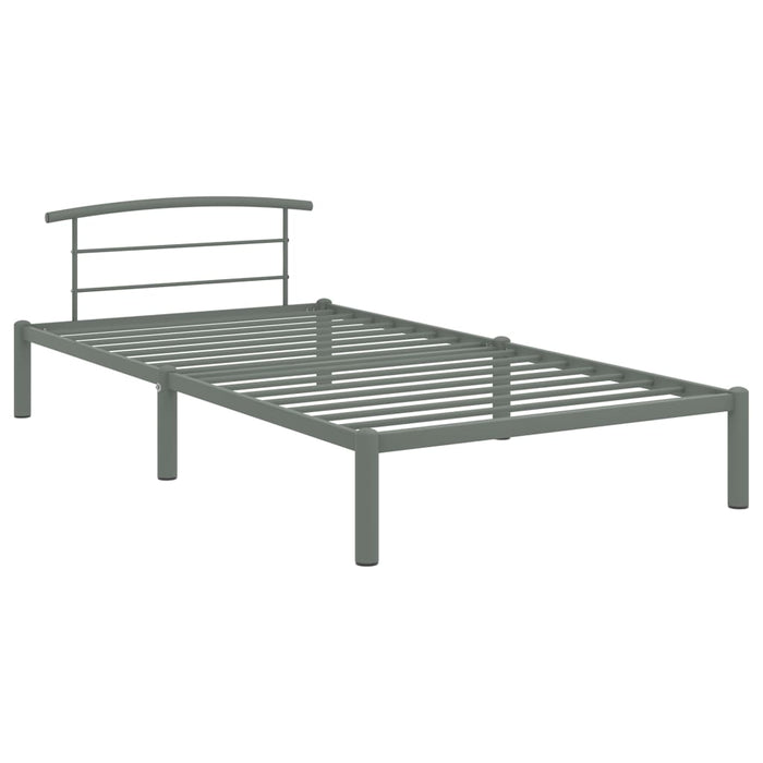 Cadru de pat, gri, 90 x 200 cm, metal - WALTI WALTI