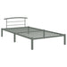 Cadru de pat, gri, 90 x 200 cm, metal - WALTI WALTI