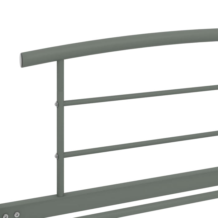 Cadru de pat, gri, 90 x 200 cm, metal - WALTI WALTI