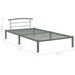 Cadru de pat, gri, 90 x 200 cm, metal - WALTI WALTI