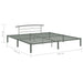 Cadru de pat, gri, 180 x 200 cm, metal - WALTI WALTI