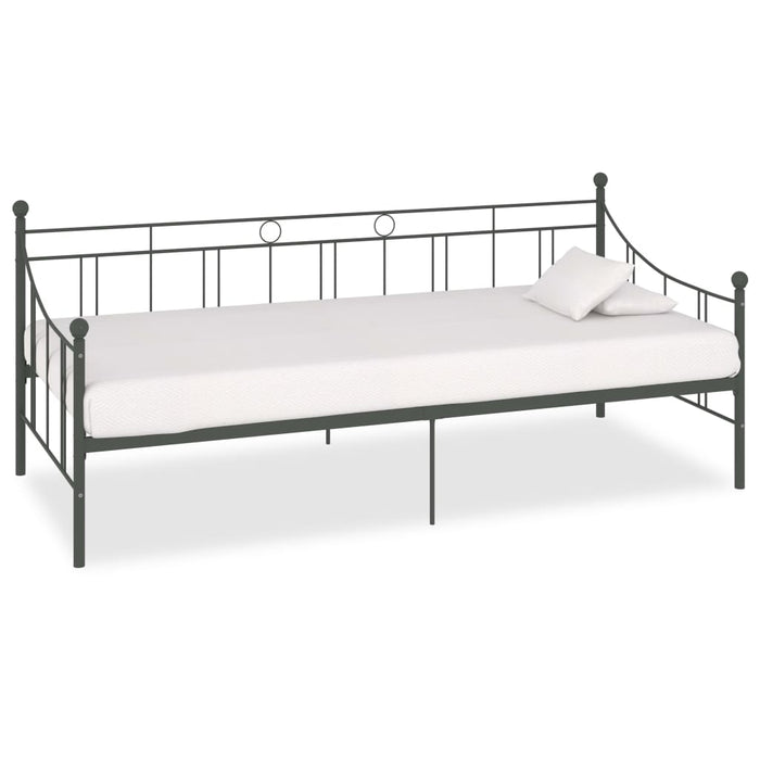 Cadru de pat, gri, 90 x 200 cm, metal - WALTI WALTI