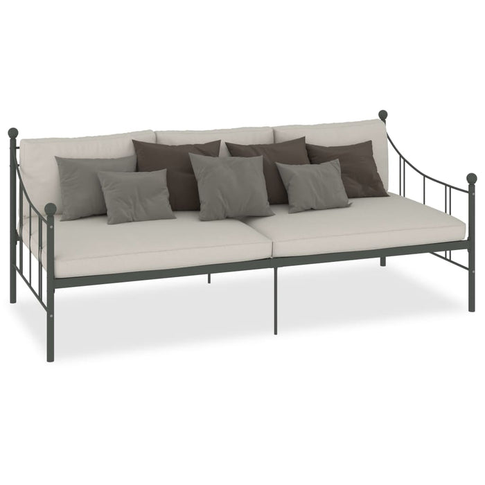 Cadru de pat, gri, 90 x 200 cm, metal - WALTI WALTI