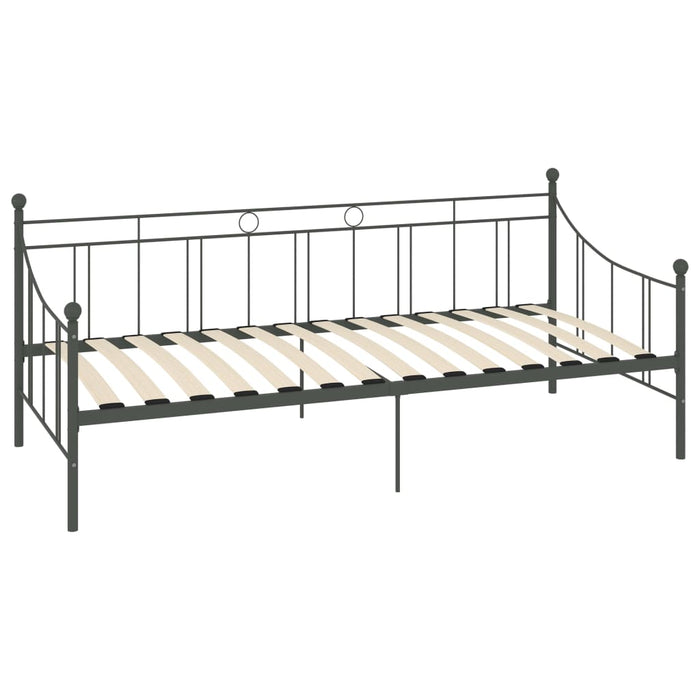 Cadru de pat, gri, 90 x 200 cm, metal - WALTI WALTI