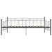 Cadru de pat, gri, 90 x 200 cm, metal - WALTI WALTI