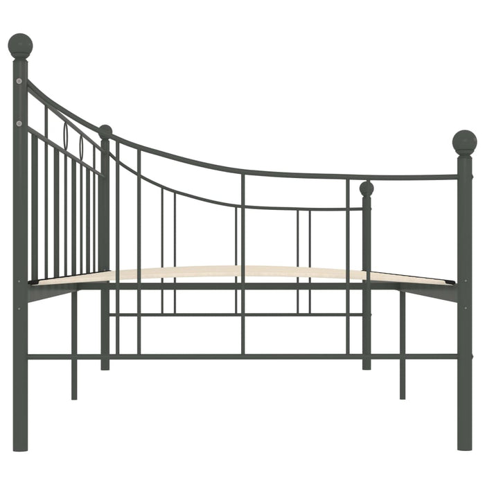 Cadru de pat, gri, 90 x 200 cm, metal - WALTI WALTI