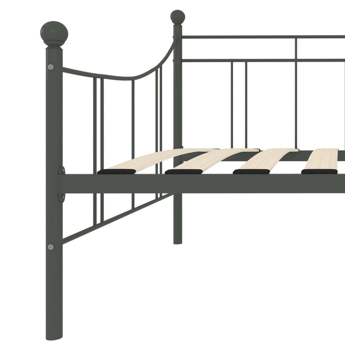 Cadru de pat, gri, 90 x 200 cm, metal - WALTI WALTI