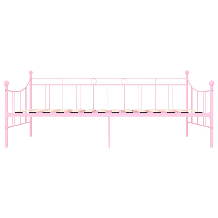 Cadru de pat, roz, 90 x 200 cm, metal - WALTI WALTI