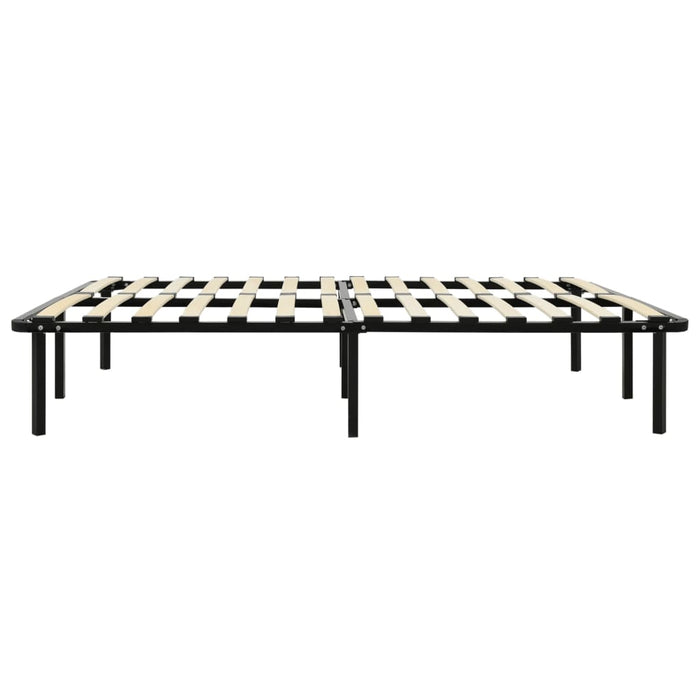 Cadru de pat, negru, 120 x 200 cm, metal WALTI