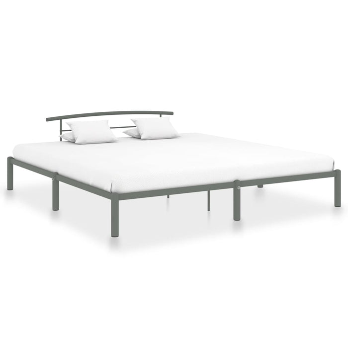 Cadru de pat, gri, 200 x 200 cm, metal - WALTI WALTI