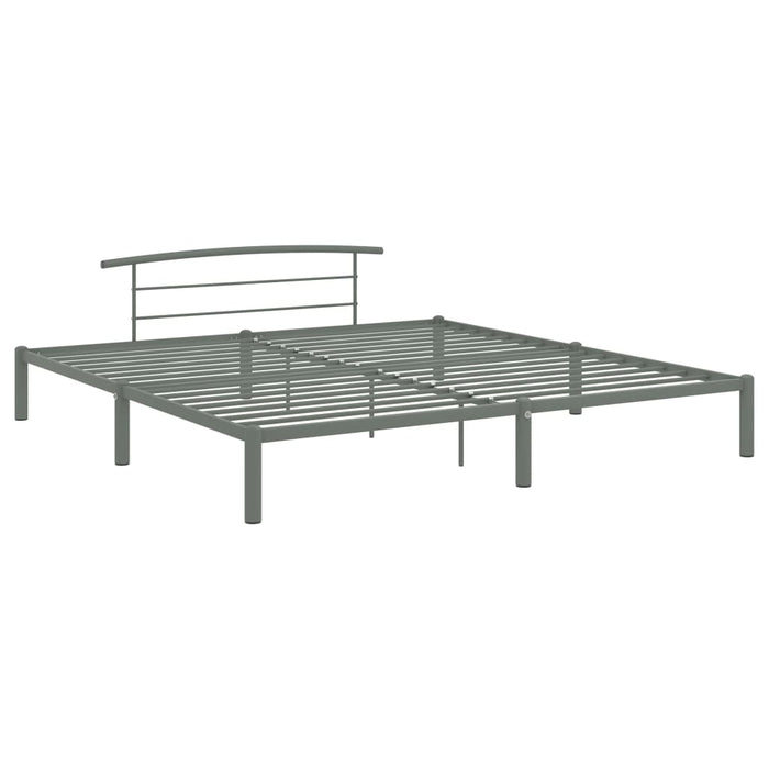 Cadru de pat, gri, 200 x 200 cm, metal - WALTI WALTI