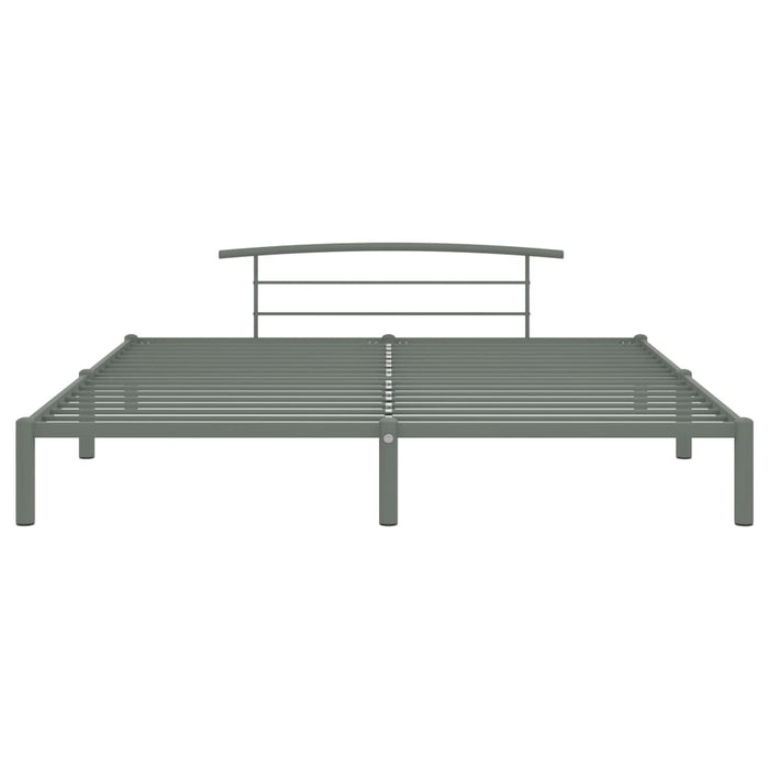 Cadru de pat, gri, 200 x 200 cm, metal - WALTI WALTI