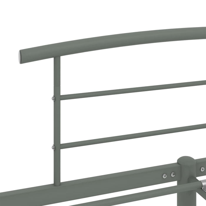 Cadru de pat, gri, 200 x 200 cm, metal - WALTI WALTI