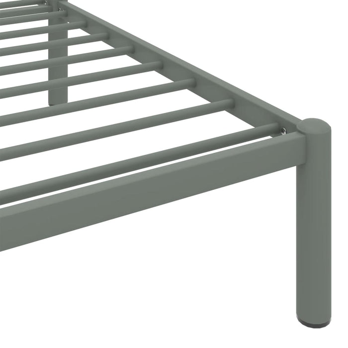 Cadru de pat, gri, 200 x 200 cm, metal - WALTI WALTI