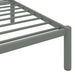 Cadru de pat, gri, 200 x 200 cm, metal - WALTI WALTI