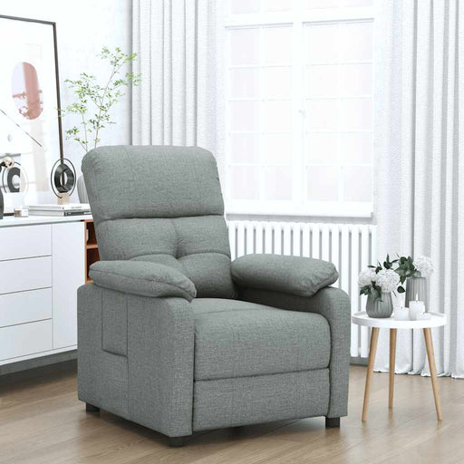 Fotoliu rabatabil, gri închis, material textil - WALTI WALTI