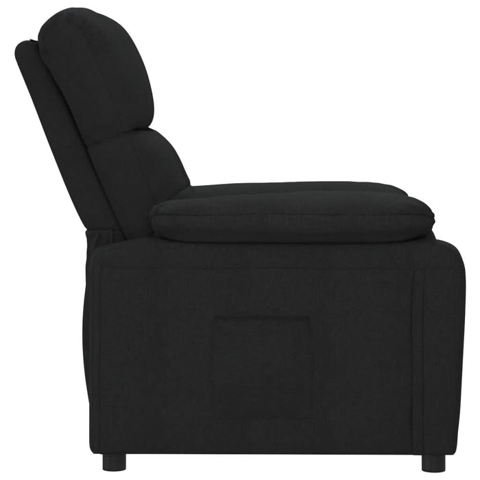 Fotoliu rabatabil, negru, material textil - WALTI WALTI