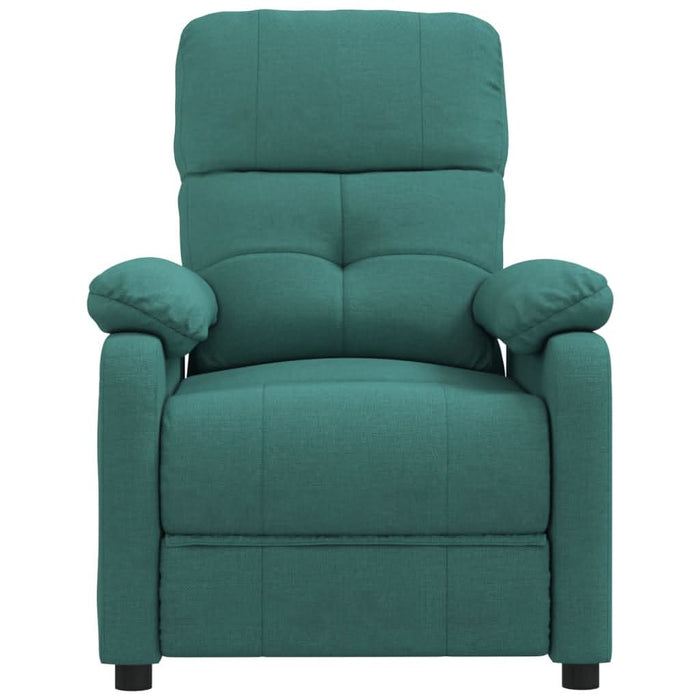 Fotoliu rabatabil, verde închis, material textil - WALTI WALTI