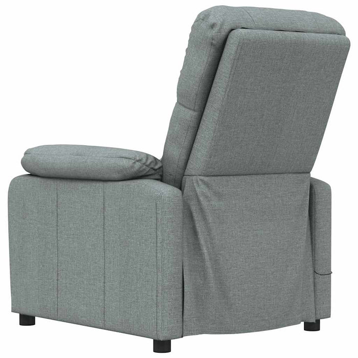 Fotoliu de masaj, gri închis, material textil WALTI