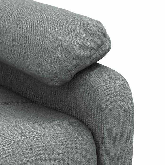 Fotoliu de masaj, gri închis, material textil WALTI