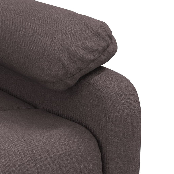 Fotoliu de masaj, maro închis, material textil - WALTI WALTI
