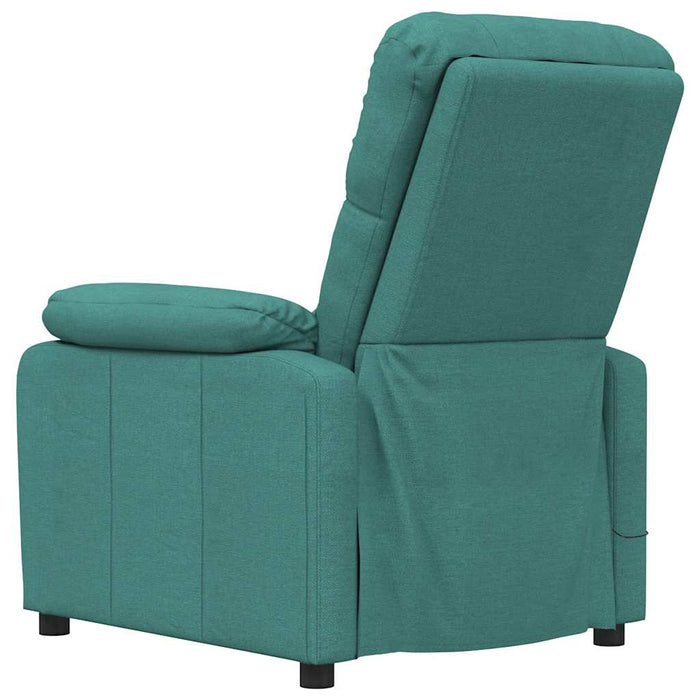 Fotoliu de masaj, verde închis, material textil - WALTI WALTI