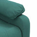 Fotoliu de masaj, verde închis, material textil - WALTI WALTI