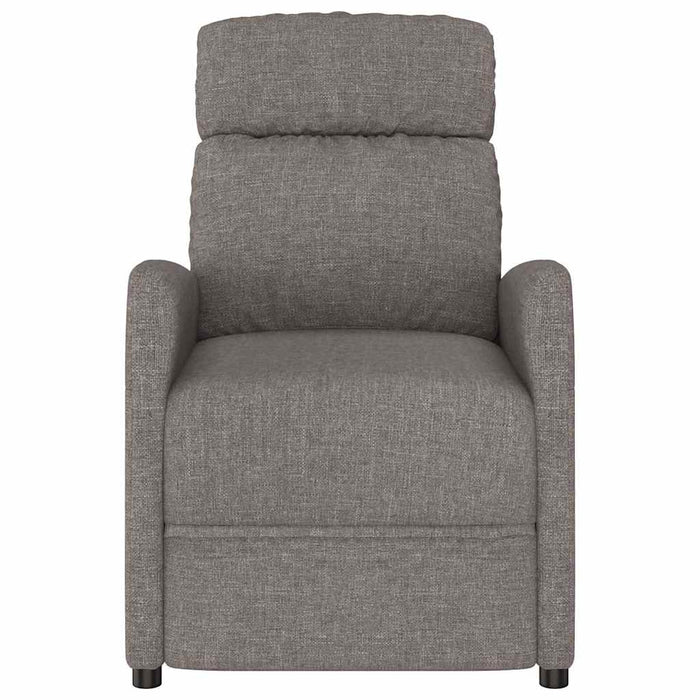 Fotoliu rabatabil, gri taupe, material textil WALTI