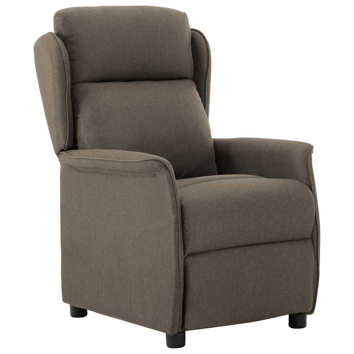 Fotoliu rabatabil, gri taupe, material textil WALTI