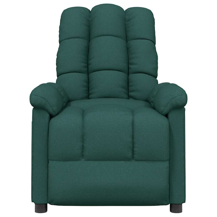 Fotoliu rabatabil, verde închis, material textil - WALTI WALTI