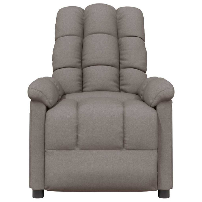 Fotoliu rabatabil, gri taupe, material textil - WALTI WALTI