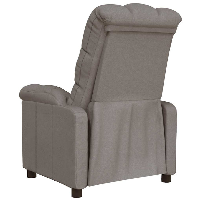 Fotoliu rabatabil, gri taupe, material textil - WALTI WALTI