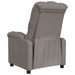 Fotoliu rabatabil, gri taupe, material textil - WALTI WALTI