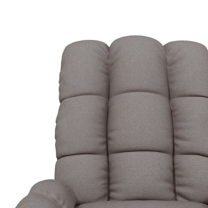 Fotoliu rabatabil, gri taupe, material textil - WALTI WALTI