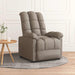 Fotoliu rabatabil, gri taupe, material textil - WALTI WALTI