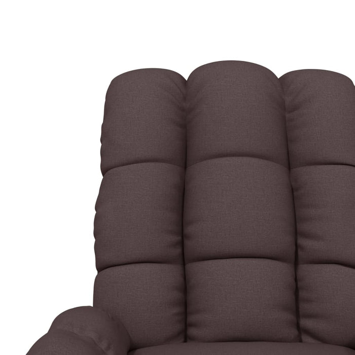 Fotoliu de masaj, maro închis, material textil - WALTI WALTI
