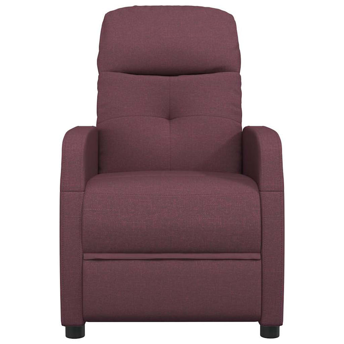 Fotoliu rabatabil, violet, material textil WALTI