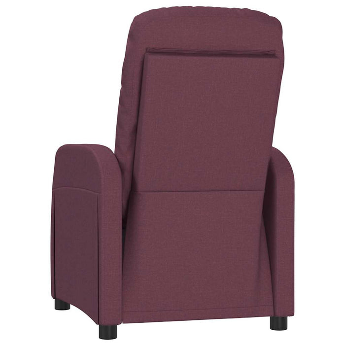 Fotoliu rabatabil, violet, material textil WALTI