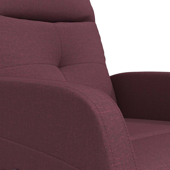 Fotoliu rabatabil, violet, material textil WALTI