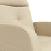 Fotoliu rabatabil, crem, material textil - WALTI WALTI
