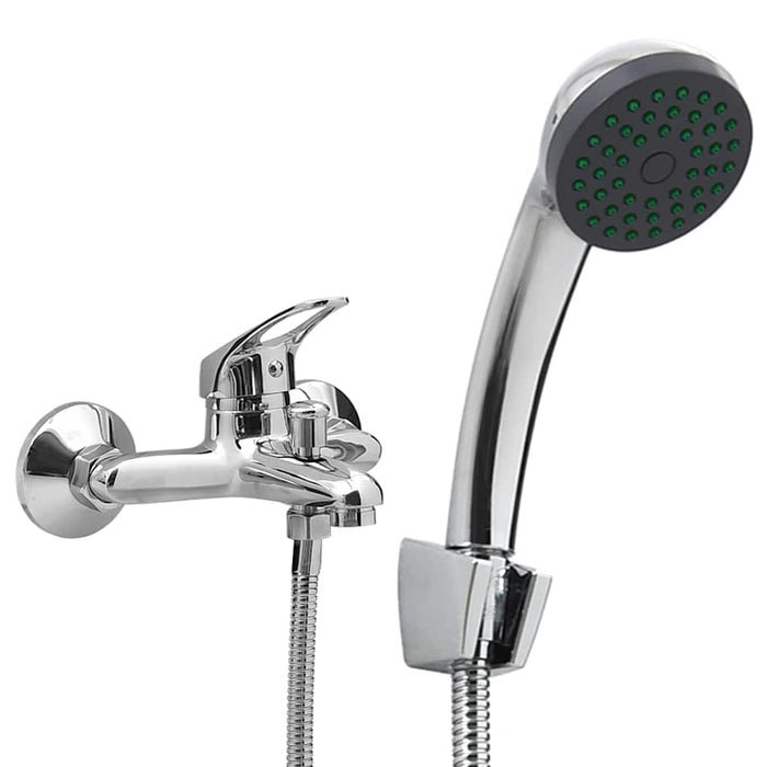 Baterie mixer, cu duș de mână și set de robinet & furtun, crom WALTI