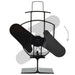 Ventilator de sobă cu alimentare termică, 2 palete, negru - WALTI WALTI