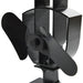 Ventilator de sobă cu alimentare termică, 2 palete, negru - WALTI WALTI