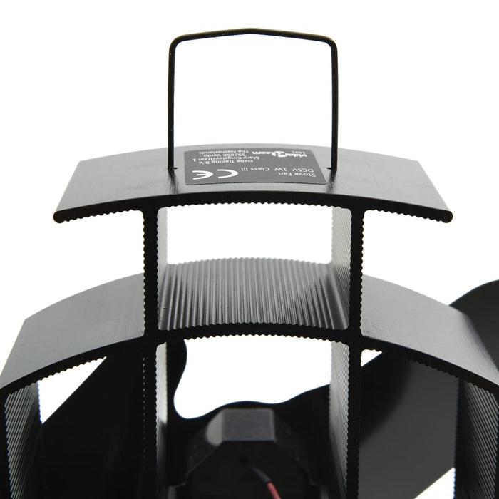 Ventilator de sobă cu alimentare termică, 2 palete, negru - WALTI WALTI