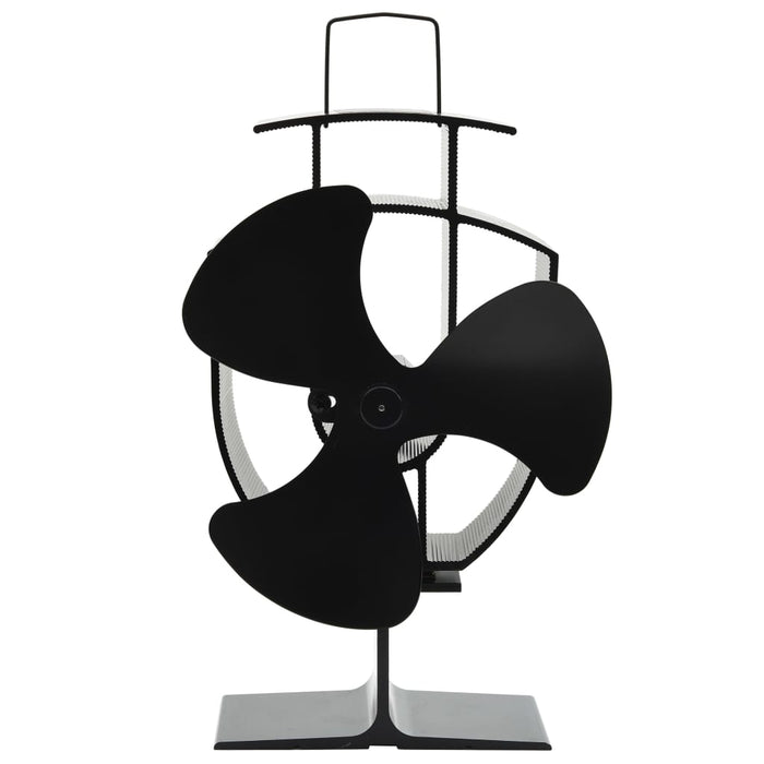 Ventilator de sobă cu alimentare termică, 3 palete, negru - WALTI WALTI