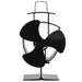 Ventilator de sobă cu alimentare termică, 3 palete, negru - WALTI WALTI